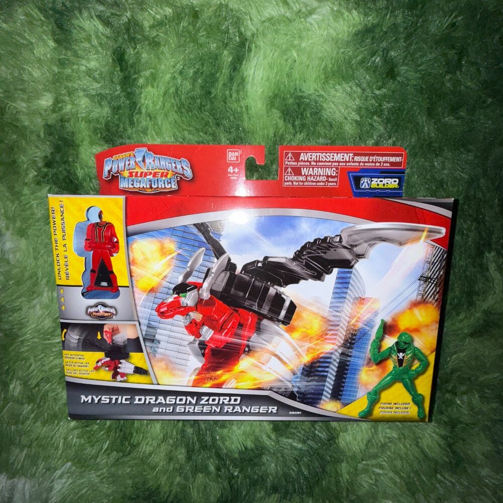 *NEW Power Rangers Super Megaforce Mystic Force Dragon Zord with Ranger Key